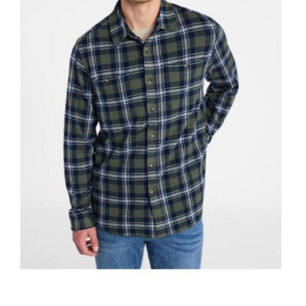 New 3XL Men's Plaid Shacket/Overshirt
